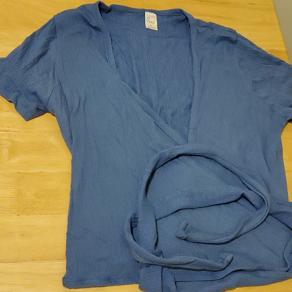 Knit Wrap Top - Riviera - Picture 7 of 7